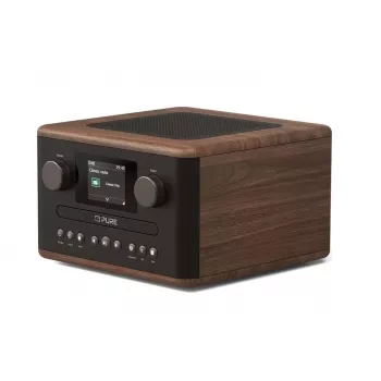 PURE ACOUSTICS Pure Classic C-D4 digitálne rádio Coffee Brown/Walnut EU/UK