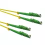 ROLINE optický prepojovací kábel Duplex 9/125 µm OS2 LSH/APC, LSOH, žltý, 3 m