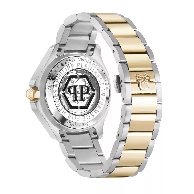 Philipp Plein The $keleton pánske automatické hodinky PWRAA0323 42mm čierny silikón