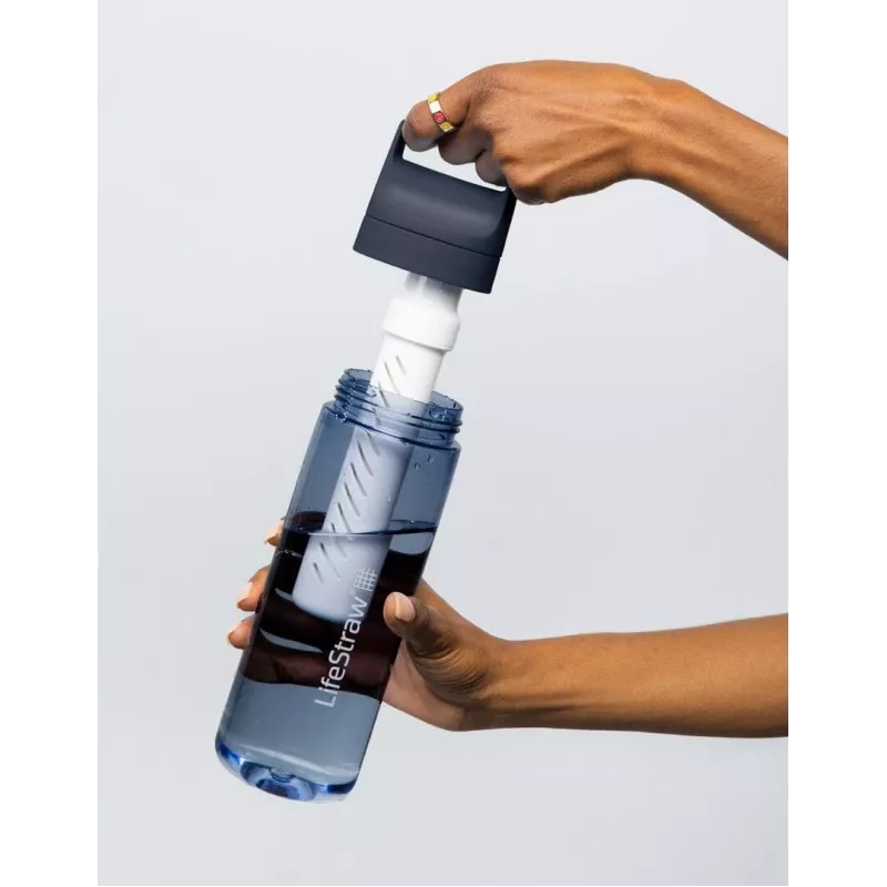LifeStraw Go 2.0 fľaša s vodným filtrom 22 oz (650 ml) - čerešňovo ružová
