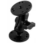 RAM MOUNTS B-Size krátke montážne rameno + 2x B-Size 1.0 guľová okrúhla základňa 2.5