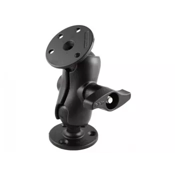 RAM MOUNTS krátke dvojité kĺbové rameno s 2x D-veľkosť 2,25 palcové guľové okrúhle základne 3,68 palca