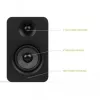 KANTO AUDIO YUP4 pasívny regálový reproduktor - čierny (pár)