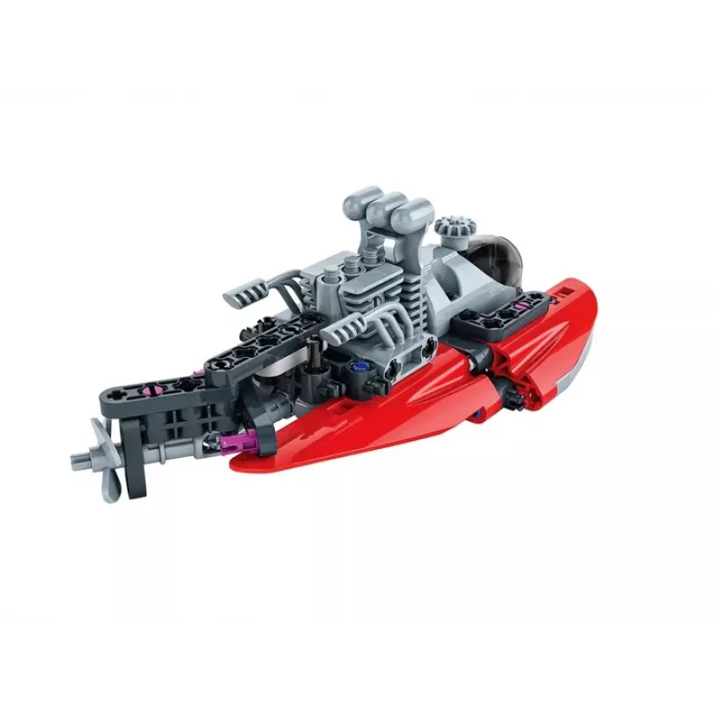 Scientific Fun Mechanics Laboratory pretekársky motorový čln Clementoni 50247