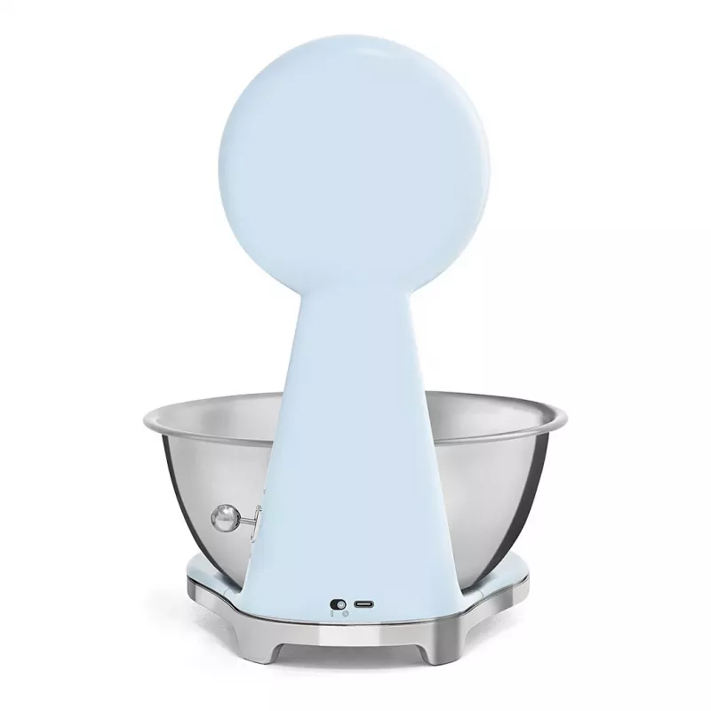 Smeg KSF01PBWW analógová a digitálna kuchynská váha pastelovo modrá
