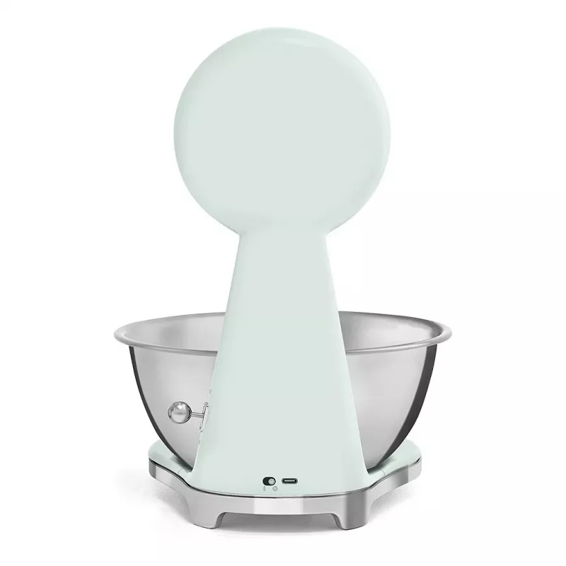 SMEG analógová a digitálna kuchynská váha pastelovo zelená KSF01PGWW