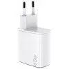 CELLY UP TC 1 USB 2 USB-C 65W WH GaN nástenná nabíjačka biela
