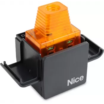NICE ELAC LED blikajúca lampa s integrovanou anténou 90-230V oranžová