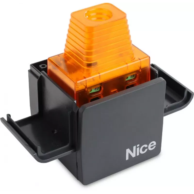 NICE ELAC LED blikajúca lampa s integrovanou anténou 90-230V oranžová