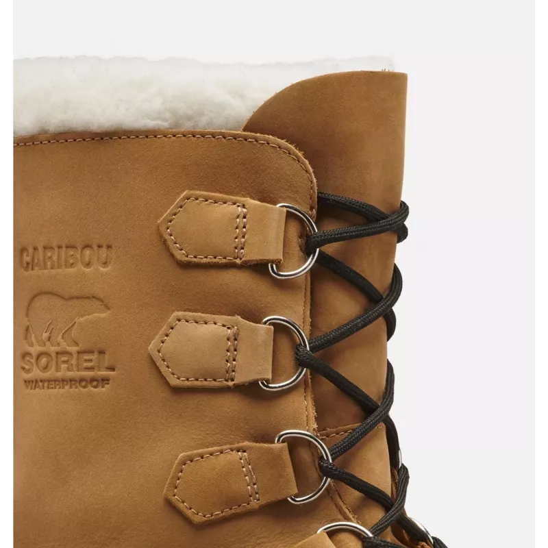 SOREL Caribou snehové topánky pánske čierna, hnedá
