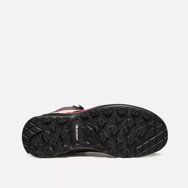 Garmont Akron Mid GTX dámske turistické topánky - sivá/malinová ružová (EU 38)