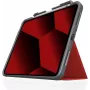 STM Dux Plus puzdro pre Apple iPad 10,9 palca (10. generácia, 2022) - červená/transparentná - Bulk