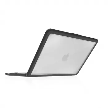 STM Dux Ultra puzdro pre Apple MacBook Neo, čierna/transparentná