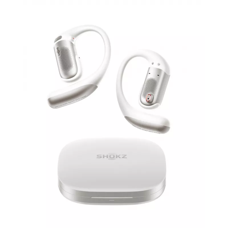 Shokz OpenFit Pro slúchadlá Open-Ear, biele