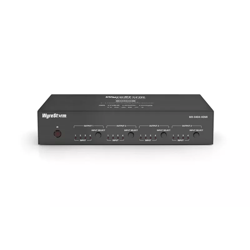 Wyrestorm 4x4 4K HDMI matrix switcher so škálovateľnými výstupmi
