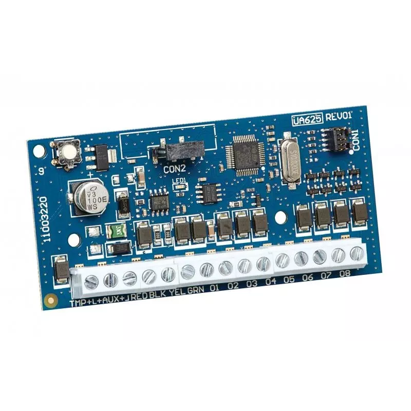DSC HSM2208 NEO 8-výstupný expanzný modul s nízkoprúdovými výstupmi