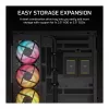 Corsair 2800X RS-R ARGB PC skriňa Micro-ATX, tvrdené sklo, čierna, 3x ventilátory RS120-R ARGB