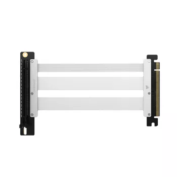 Corsair Premium PCIe 5.0 Riser kábel, 175 mm, x16 rozhranie - biela