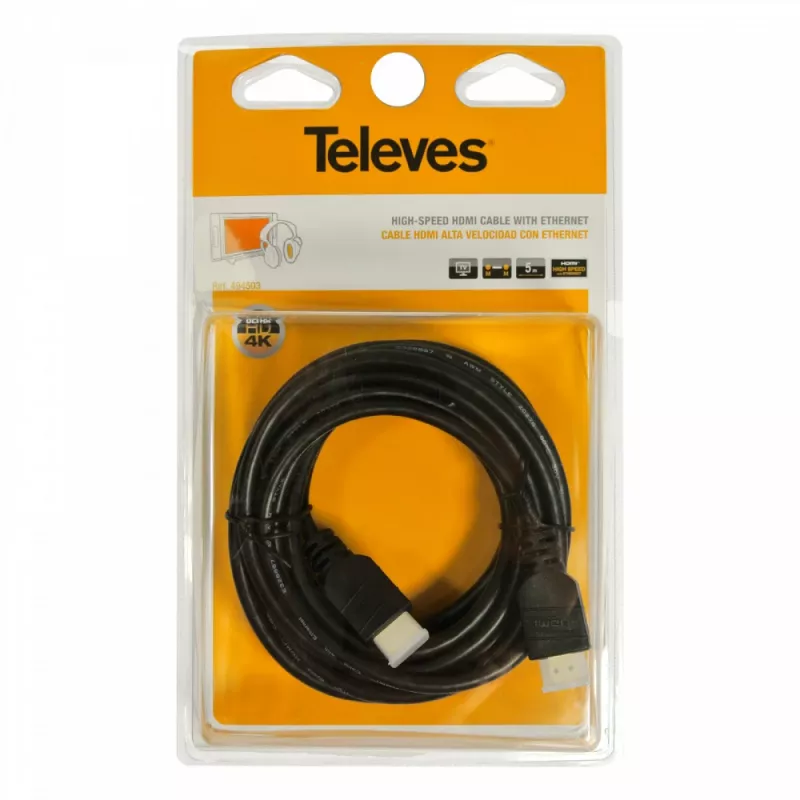Televes HDMI 2.0 kábel 1,5m 4K čierny