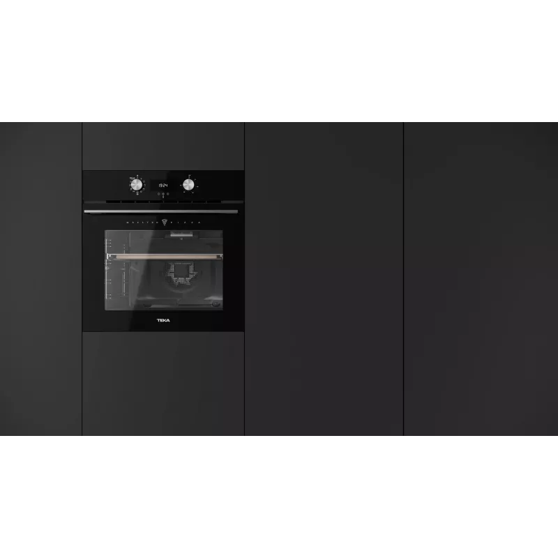 Teka HLB 8510 P 70 L čierna vstavaná multifunkčná pyrolýzna rúra