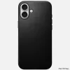 Nomad Modern kožené puzdro pre iPhone 16 Plus - čierna