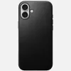 Nomad Modern kožené puzdro pre iPhone 16 Plus - čierna