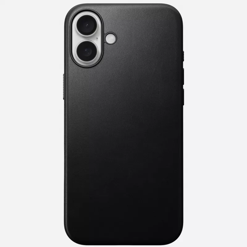 Nomad Modern kožené puzdro pre iPhone 16 Plus - čierna