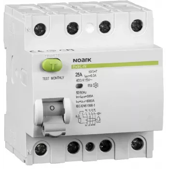 NOARK Ex9L-N 4P 40A 30mA RCCB typ AC prúdový chránič 6kA