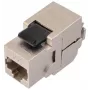 Solarix Cat.6A STP RJ45 Keystone Jack bez nástrojov čierny SXKJ-10G-STP-BK-SA