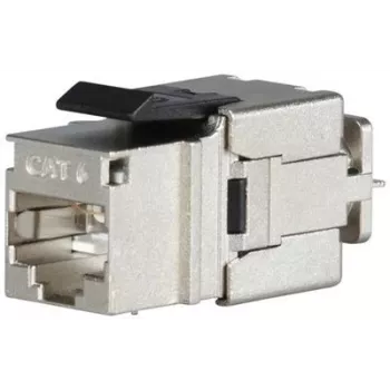 SOLARIX Cat.6 STP FTP RJ45 Keystone modul bez nástrojov strieborný