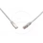 SOLARIX CAT.6A S/FTP LSZH Ethernet patch kábel 3m sivý