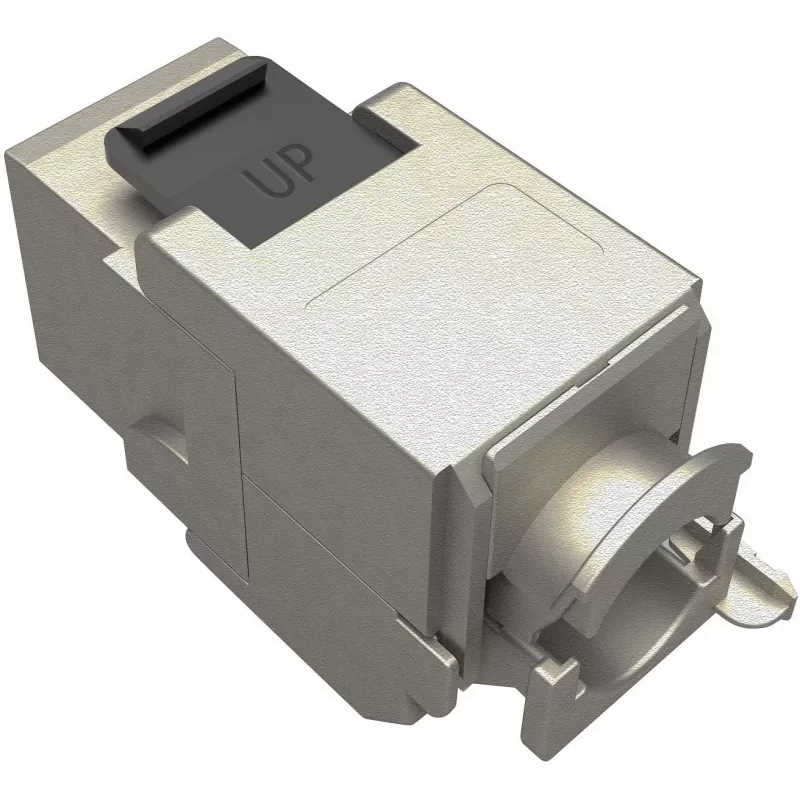 Solarix Cat.6A STP RJ45 Keystone Jack bez nástrojov SXKJ-10G-STP-RAL-SA