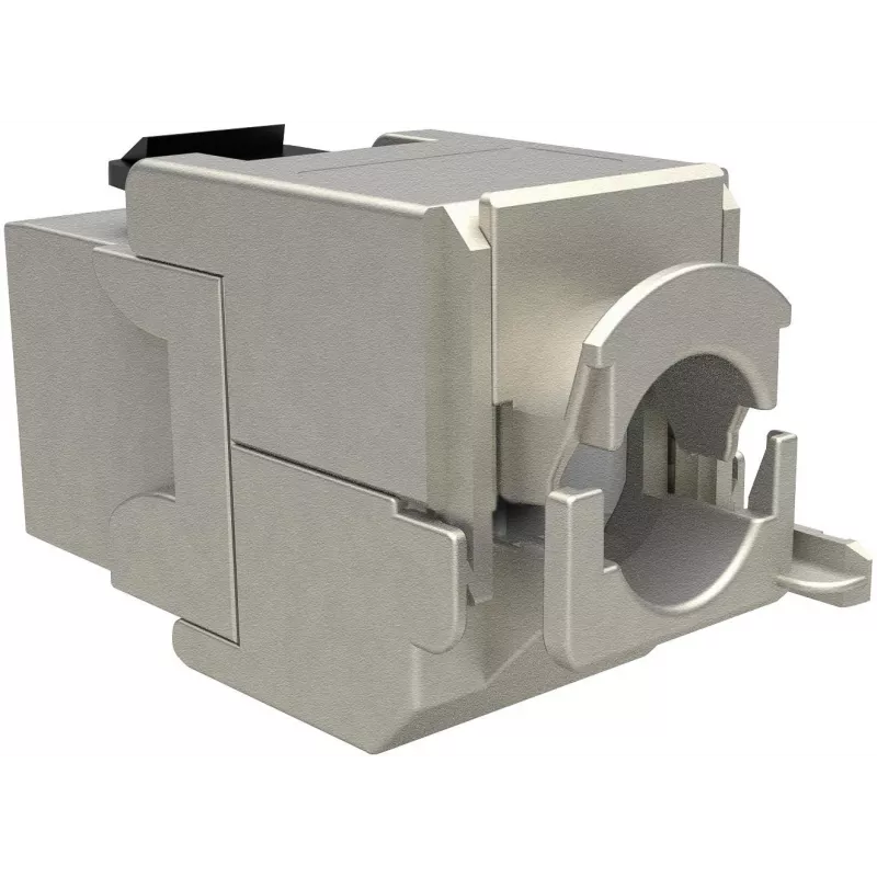 Solarix Cat.6A STP RJ45 Keystone Jack bez nástrojov SXKJ-10G-STP-RAL-SA