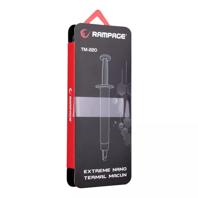 Rampage TM-220 Teplovodivá pasta 2g pre CPU 11W/m.K, špachtľa + IPA