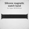 Mobilize silikónový remienok na hodinky - magnetický - pre Apple 38/40/41mm - čierny