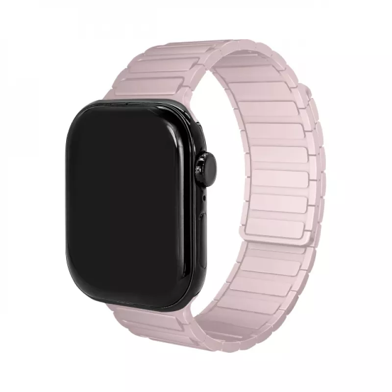 Mobilize silikónový remienok na hodinky - magnetický - pre Apple 38/40/41mm - ružový