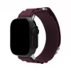 Mobilize nylonový remienok na hodinky - Alpine - titánový konektor - pre Apple 38/40/41mm - Bordeaux