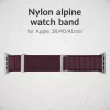 Mobilize nylonový remienok na hodinky - Alpine - titánový konektor - pre Apple 38/40/41mm - Bordeaux
