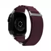Mobilize nylonový remienok na hodinky - Alpine - titánový konektor - pre Apple 38/40/41mm - Bordeaux