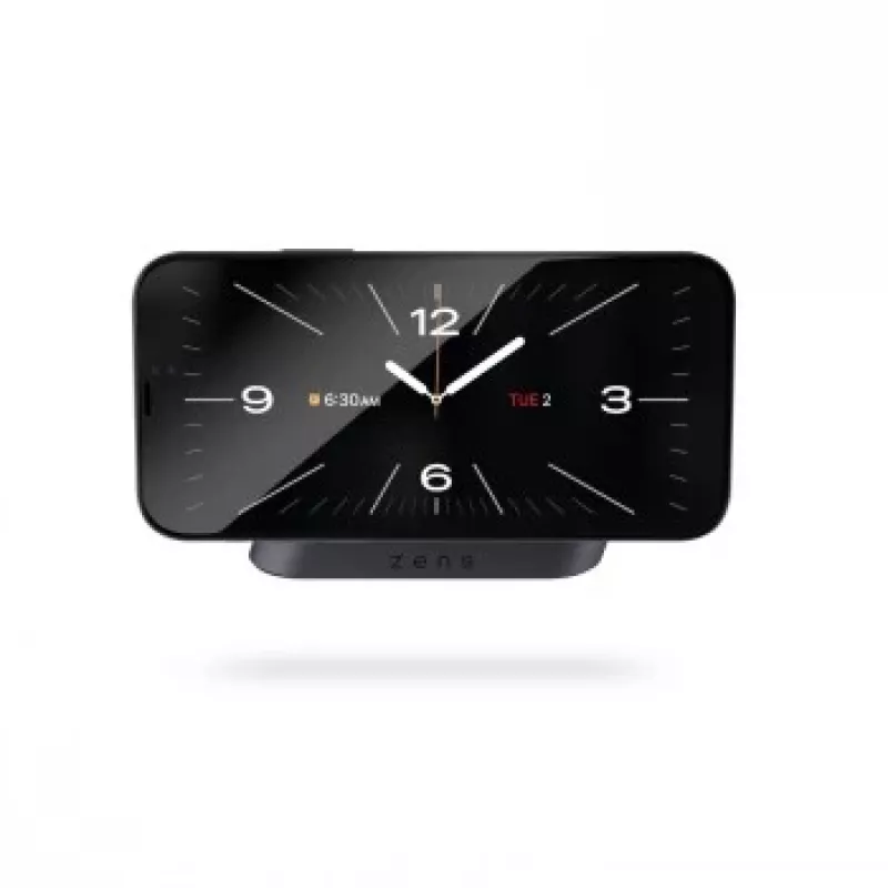 ZENS Magnetic Nightstand Charger - 20W Wireless Charging Stand pre iPhone a AirPods (čierna)