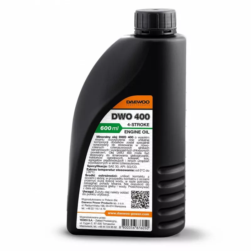 DAEWOO POWER PRODUCTS olej do generátora SAE 10W-30 DWO 400 API SG/CD 1L