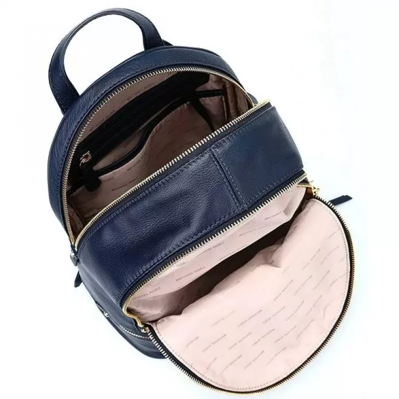 Michael Kors Rhea batoh Navy Saffiano koža dámske 27x26x14 cm