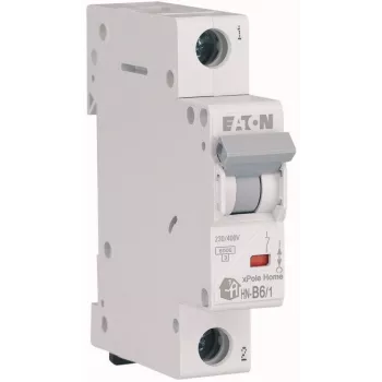 EATON MCB typ B 6A 1-pólový 6kA HN-B6/1
