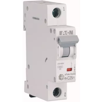 EATON HN-C25/1 MCB istič, 25A, 1-pólový, C-charakteristika, 6kA