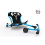 EzyRoller Spinner Pro X nohami poháňaný go-kart s 360° otáčaním, modrý, 10+ rokov