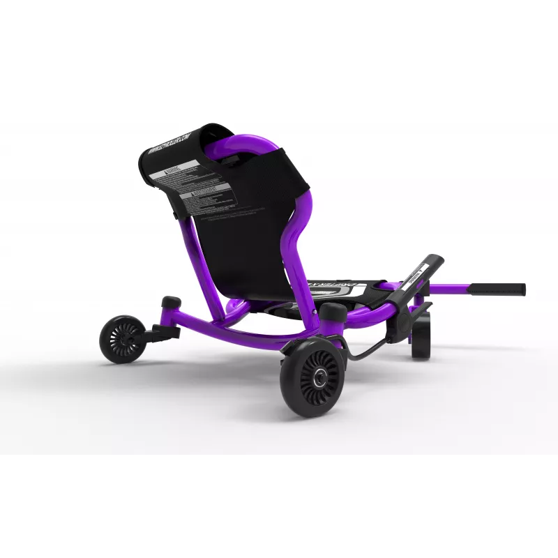 EzyRoller Drifter X nohami poháňaný drift go-kart pre deti 4-14 rokov fialový