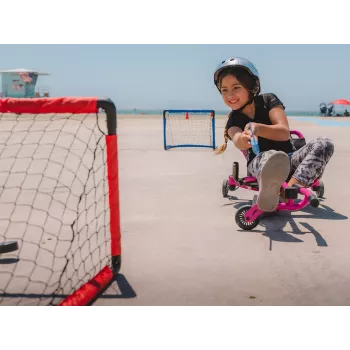 EzyRoller EZ-HOCKEY hokejová sada pre 4 hráčov (bránky, hokejky, puky)