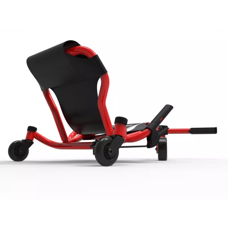 EzyRoller Spinner X jazdné go-kart - nohami poháňané s 360° otáčaním - červené