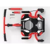 EzyRoller Spinner X jazdné go-kart - nohami poháňané s 360° otáčaním - červené