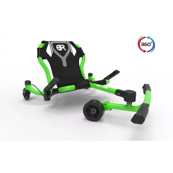 EzyRoller Spinner X zelený 360° Drifting Ride-On pre deti 4-12 rokov